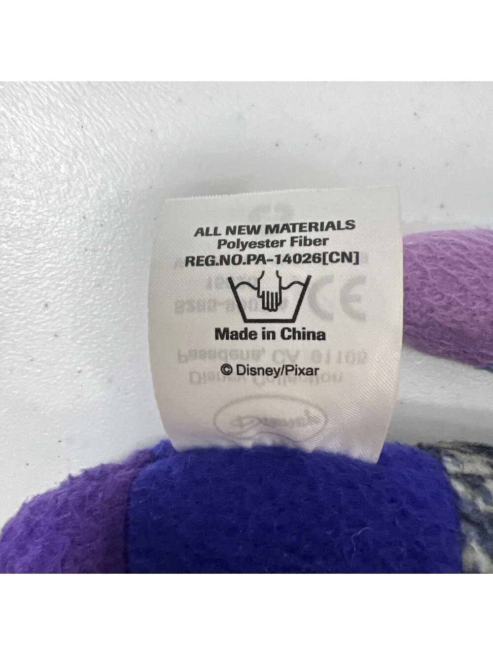 Disney Pixar Inside Out Fear Plush 15” Stuffed Toy Pixar Purple Emotion original
